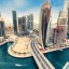 Temperatura morza w Zjednoczonych Emiratach Arabskich w poszczególnych miastach