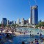 Kiedy popływać w Brisbane (Queensland): temperatura morza w poszczególnych miesiącach
